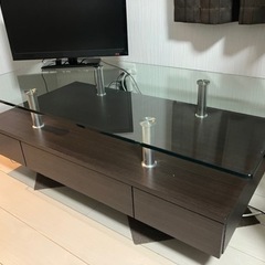 ニトリ ガラステーブル