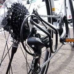 PRECISION SPORTS クロスバイク 24段変速 28インチ ホワイト 自転車