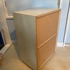 【無料】二段ボックス 足元ローラー付きの画像