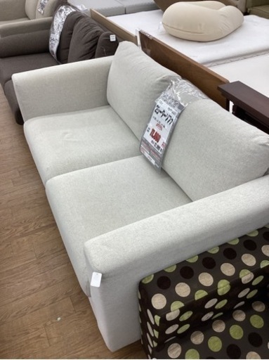 KC-36【新入荷　リサイクル品】IKEA 2シーターソファ　ベージュ