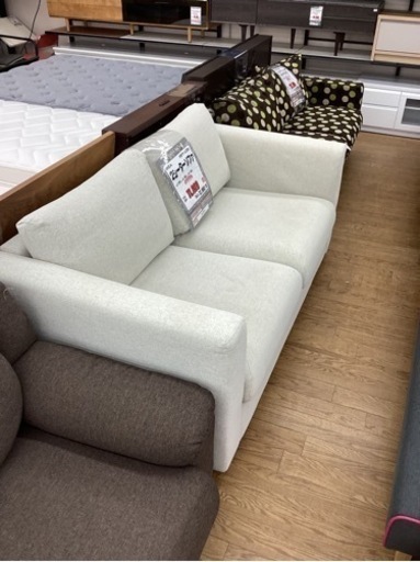 KC-36【新入荷　リサイクル品】IKEA 2シーターソファ　ベージュ
