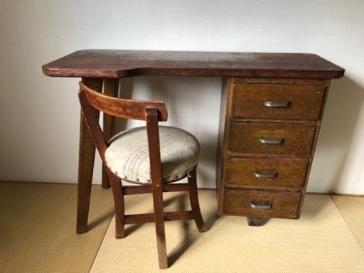 古道具　　机　　コンソールテーブル　化粧台