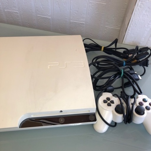 SONY CECH-2500B 白 プレイステーション ps3 コントローラー 320GB 通電確認OK ソニー 激レア 箱無し 説明書無し 超レア 中古品 ラスト1点