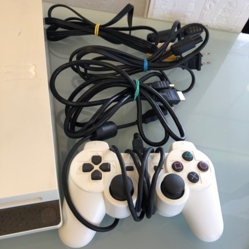 SONY CECH-2500B 白 プレイステーション ps3 コントローラー 320GB 通電確認OK ソニー 激レア 箱無し 説明