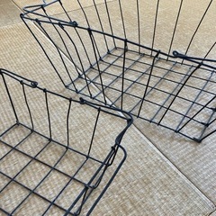 ワイヤーかご2点の画像