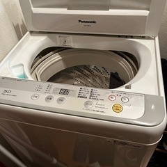 家電 生活家電 洗濯機　パナソニック　5kg