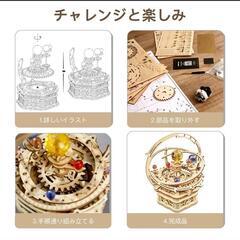 【お値下げ！5000円⇒3000円！！】木製立体パズル　オルゴール付きの画像