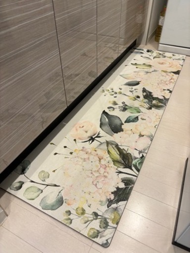 拭ける キッチンマット クッションタイプ 150cm