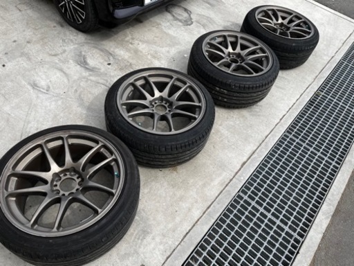 ワーク エモーション 18×9.5j+30 5穴 pcd114.3車のパーツ タイヤ、ホイール