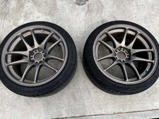 ワーク エモーション 18×9.5j+30 5穴 pcd114.3車のパーツ タイヤ、ホイール