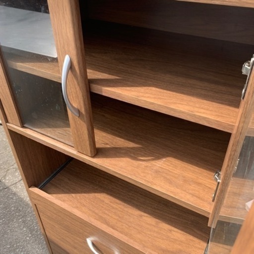 フクダクラフト レンジボード KZS-NLPJ コンセント付き レンジ台 食器