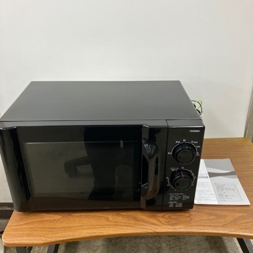 K2403-642 TWINBIRD 電子レンジ DR-KD17 2012年製 中古 取説あり 通電確認済み 汚れあり