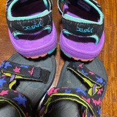 TEVA X-girl サンダル 15㎝ 17㎝の画像