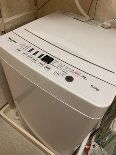 2019年製◆洗濯機5.5kg◆HISENSE HW-T55D