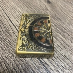 zippo☆両面☆アンティーク ダーツ G☆ウッド&アラベスク☆