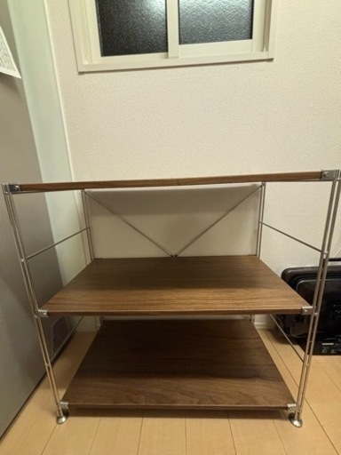 無印良品　ステンレスユニットシェルフ