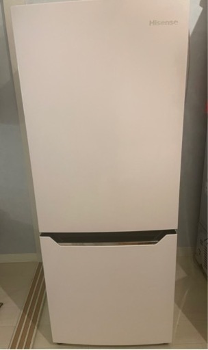 【最終値下】ハイセンス　2020年製　冷凍冷蔵庫　Ｈｉｓｅｎｓｅ　１５０Ｌ　２ドア　ホワイト　右開き　ＨＲ－Ｄ１５Ｃ
