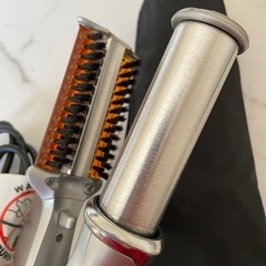 ヘアアイロン　コテ　ロールブラシアイロン 美容家電 ヘアケアの画像
