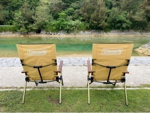 【値下げ中！】アウトドアチェア　コールマン　ブラウン