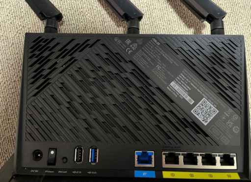 ASUS Wi-Fi 6対応 ゲーミングルーター RT-AX86S（美品)
