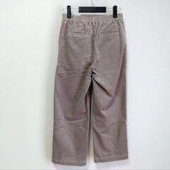 無印良品　ワイド　コーデュロイパンツ　ベージュ　ブラウン　サイズMの画像