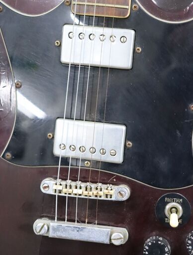 ヤ取終了3/27】≪ZU903ジ≫ Tomson/トムソン エレキギター SGタイプ 茶色/