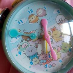 ジャンク品　目覚まし時計　すみっコぐらしの画像