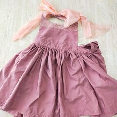 【子供用】MARLMARL フリルドレスエプロン