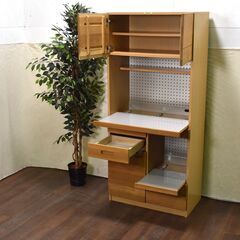 ヤ取終了6/21】≪yt1204ジ≫ unico/ウニコ 食器棚 キッチンボードS