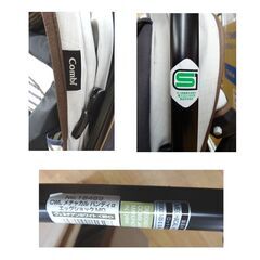 コンビ A型ベビーカー メチャカルハンディα エッグショックMD ヴェネチアンホワイト Combi 1ヶ月～36ヶ月 両面式 ベビー用品 西岡店の画像