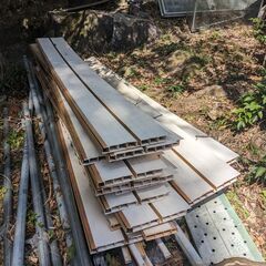 デッキ材として使っていた物