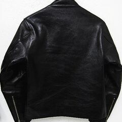 【新品未使用】約21万円購入→16万円 ビルトバック Bilt Buck by Attractions ホースハイド レザージャケット ライダースジャケット Lot.575 黒 サイズ38の画像