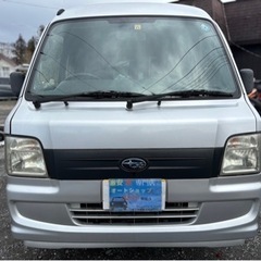 即日納車！激安軽バン スバル サンバー トランスポーター★支払総額6.8万円★車検付き 即日納車可能 とにかく安く軽バン！お早めに♪修復歴なし 冷暖房OKの画像