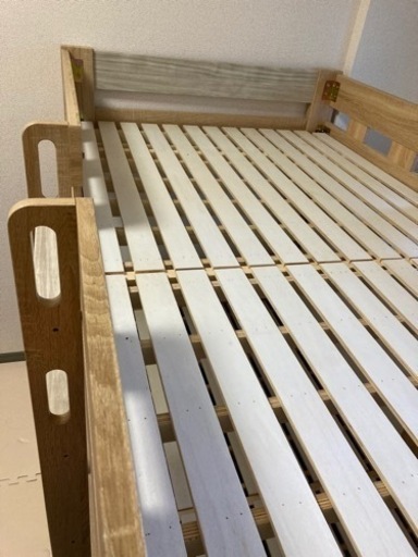 3月27日まで　2段ベット　ほぼ未使用　ローベット　ベット　子供ベット