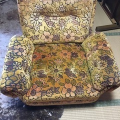 花柄1人用ソファー