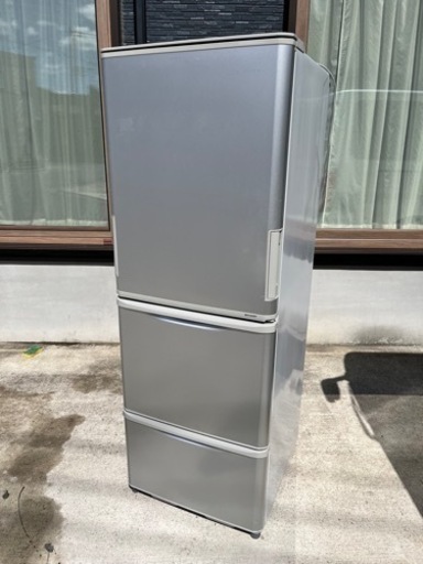 SHARP シャープ 3ドア ノンフロン冷凍冷蔵庫  SJ-WA35Y-S 2013年製