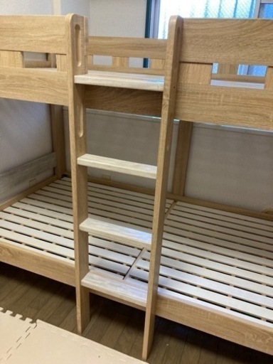 3月27日まで　2段ベット　ほぼ未使用　ローベット　ベット　子供ベット
