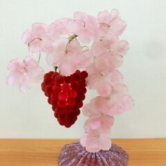 ■MURANO ムラーノ ブドウとお花のランプ 卓上スタンド イタリア ガラス ランプ スタンド 照明 札幌 西区 西野店