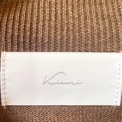 キクリ ニットパネル ベルテッドシャツの画像