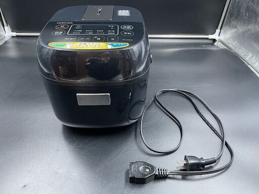 【決まりました\n】通電確認済み TOSHIBA 東芝 マイコン炊飯ジャー RC-5MFM 3合炊き2018年製