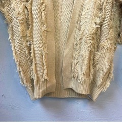 スタジオクリップ フリンジカーディガンの画像