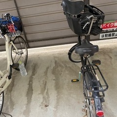 子供乗せ自転車の画像