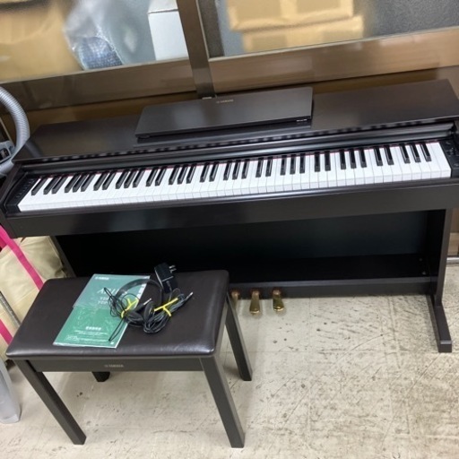 O2403-648 YAMAHA デジタルピアノ YDP-143R 2018年製 動作確認済み ヘッドホン/取説あり 汚れあり 中古