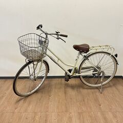 26インチ 自転車 オートライト 3段変速 ベル 鍵付き 通勤 ...