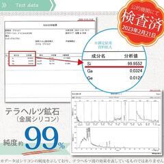 人気 新品未使用 テラヘルツ鉱石 チェーン付きの画像
