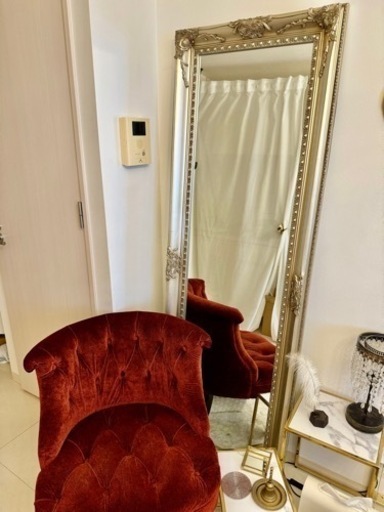 アンティーク】スタンドミラー 180×60cm