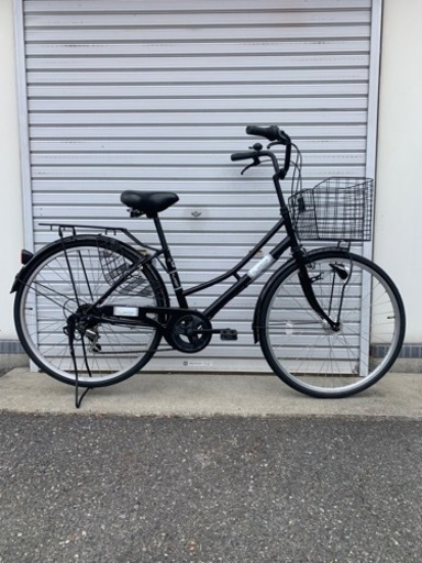 ☆前後タイヤ新品☆   26型　6S  LEDオートイト軽快車　防犯登録料込価格︎‼︎