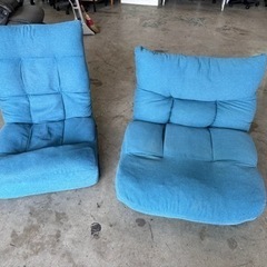 決まりました☆座椅子☆2つセット☆格安☆中古☆配達相談可能☆早い...