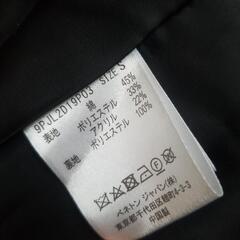 取引中！ベネトン　羽織　ノーカラージャケット　アウター　ロングジャケット　ハーフコートの画像