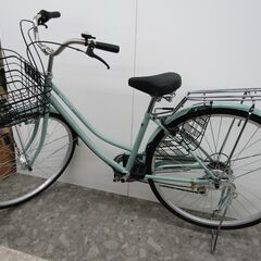 【未使用品】自転車 シティーサイクル 27インチ 6段変速 